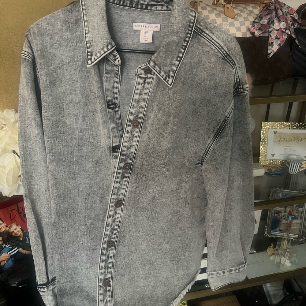 Sincerely Jules Gray Utility Jacket - image 1